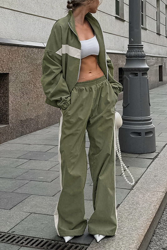 Teresa | Tracksuits with contrasting stand-up collar