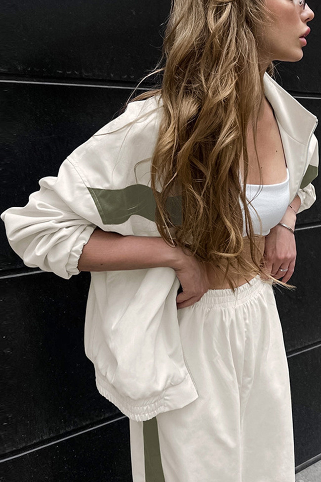 Teresa | Tracksuits with contrasting stand-up collar