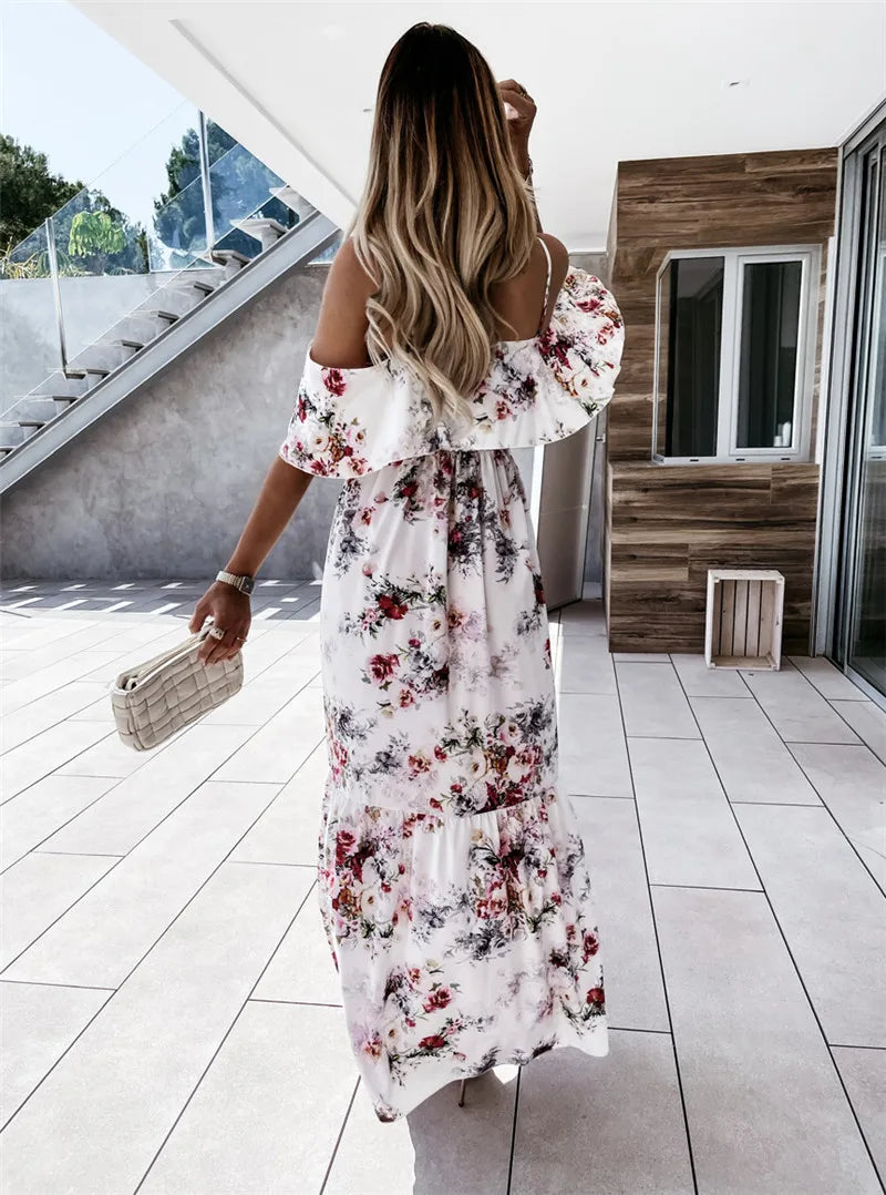 Patricia® | Maxi Dress Floral Off-Shoulder