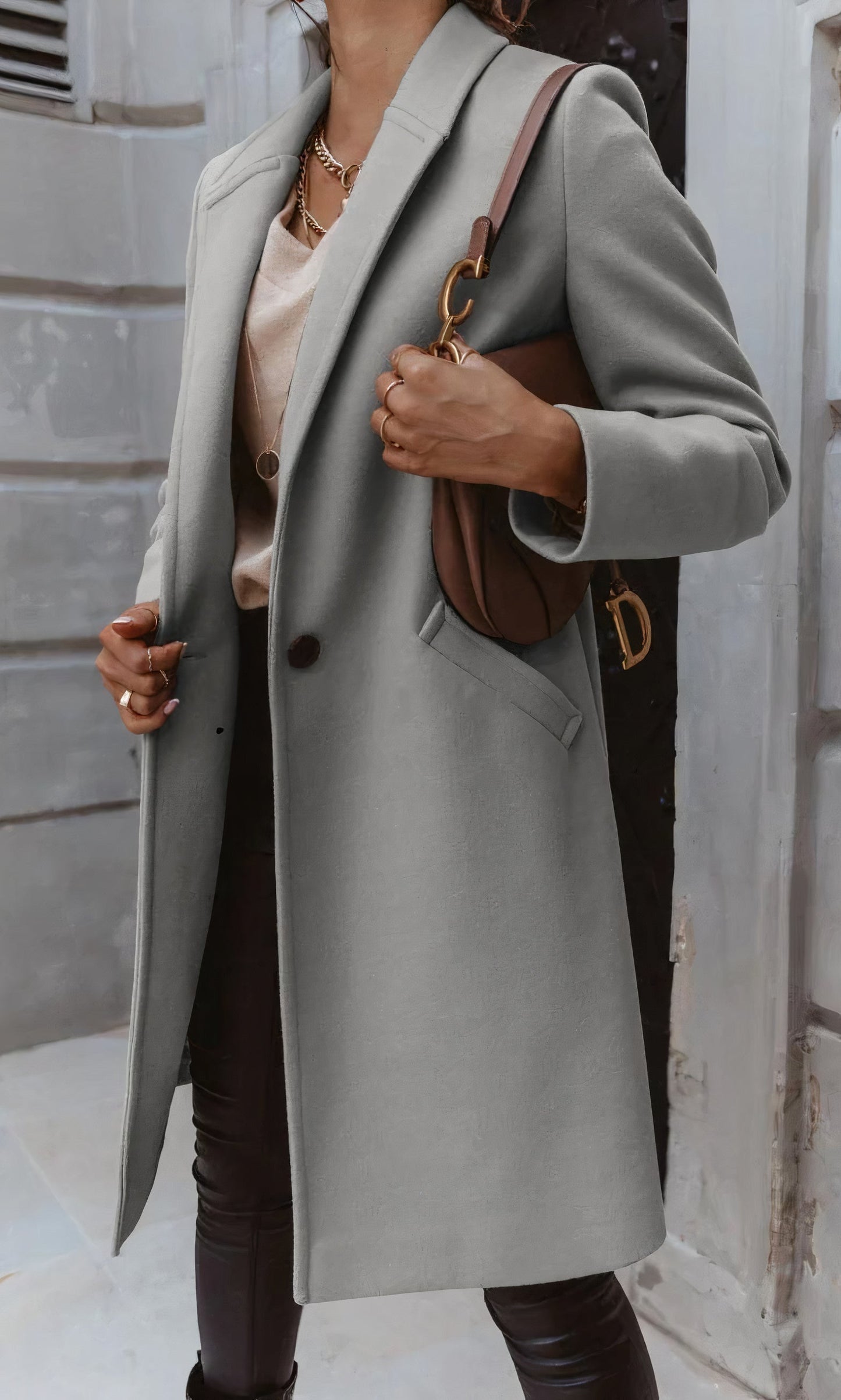 Astrid | Elegant long coat for women