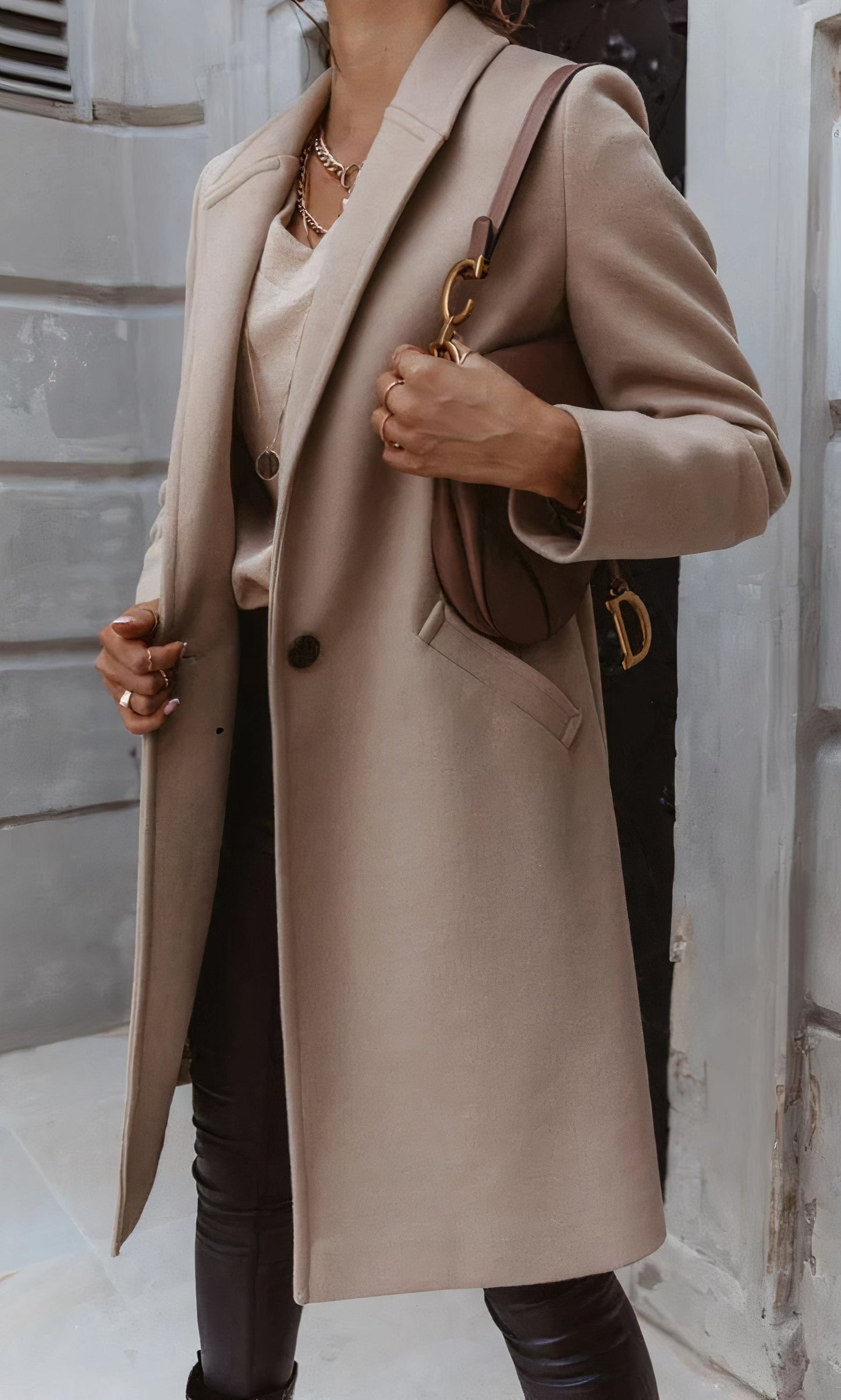 Astrid | Elegant long coat for women