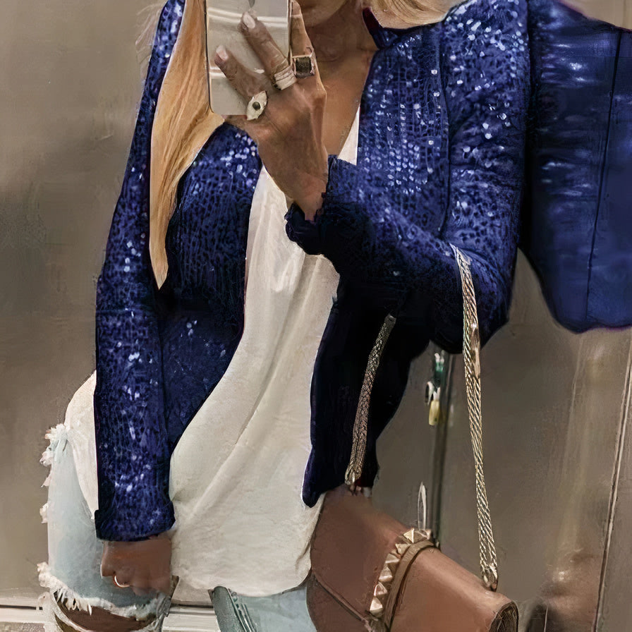 Britta | Elegant blazer with sequins