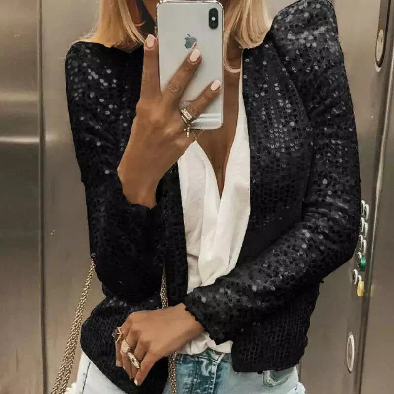 Britta | Elegant blazer with sequins