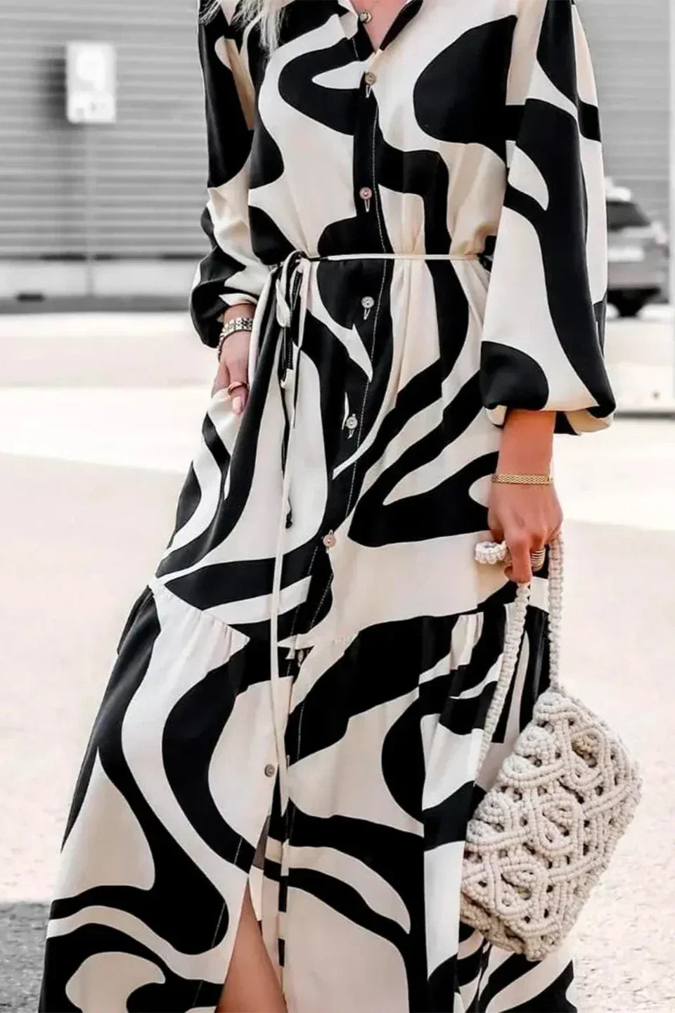 Vanesa® | Effortlessly Chic Printed Maxi Dress