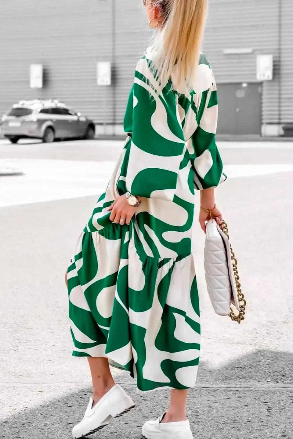 Vanesa® | Effortlessly Chic Printed Maxi Dress