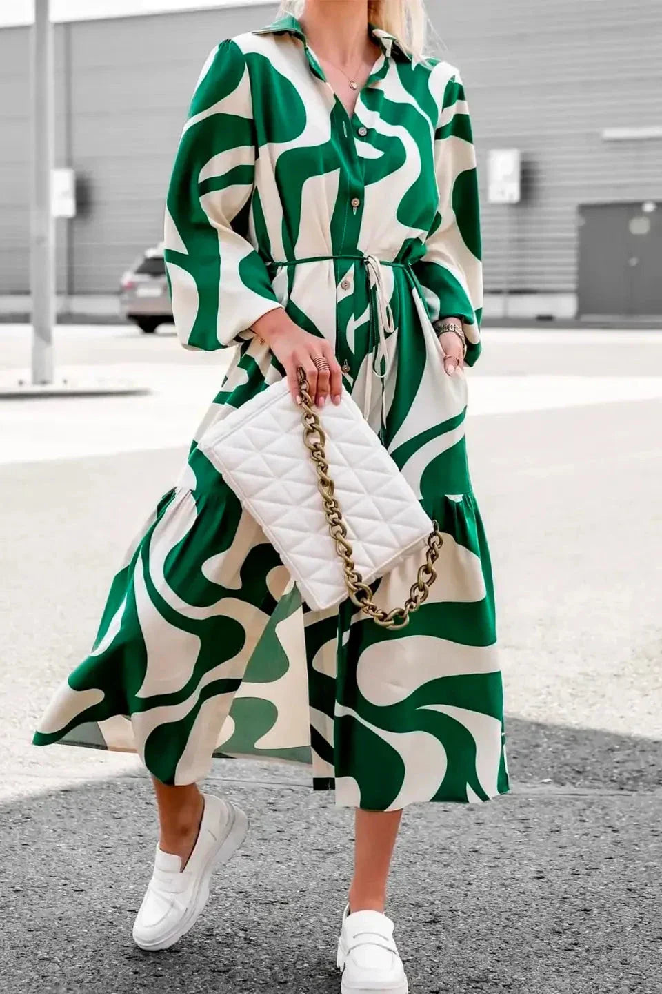 Vanesa® | Effortlessly Chic Printed Maxi Dress