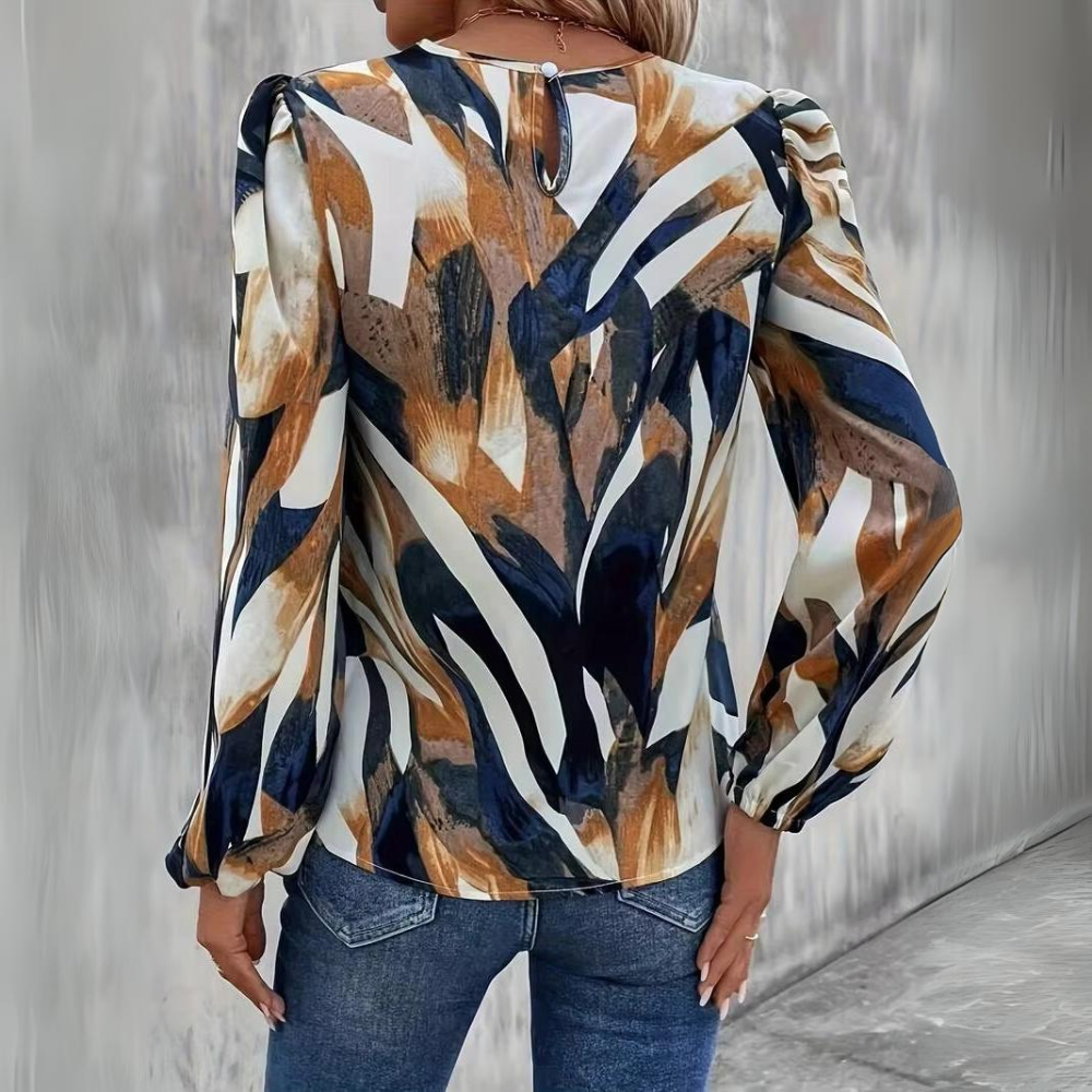 Damiana | Casual blouse with long lantern sleeves