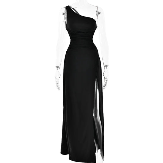 Elegant Red Backless Long Summer Sexy Off Shoulder Bodycon Maxi Party Dress