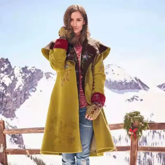 Bonifacia | Mid-length winter jacket with print