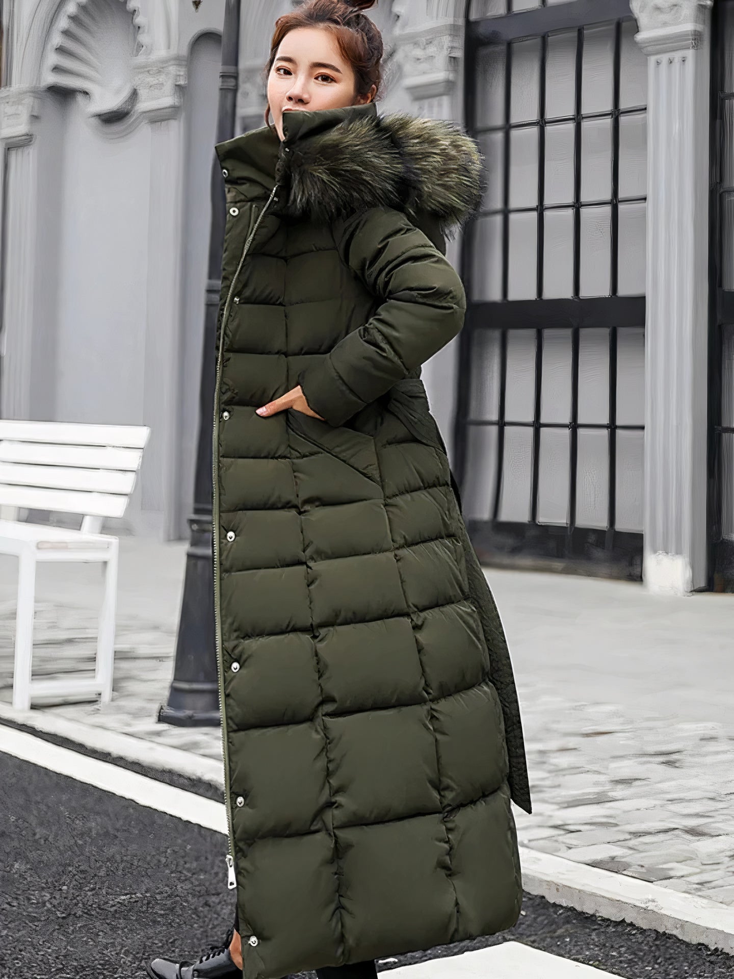Guillermina | Long and warm winter coat for women