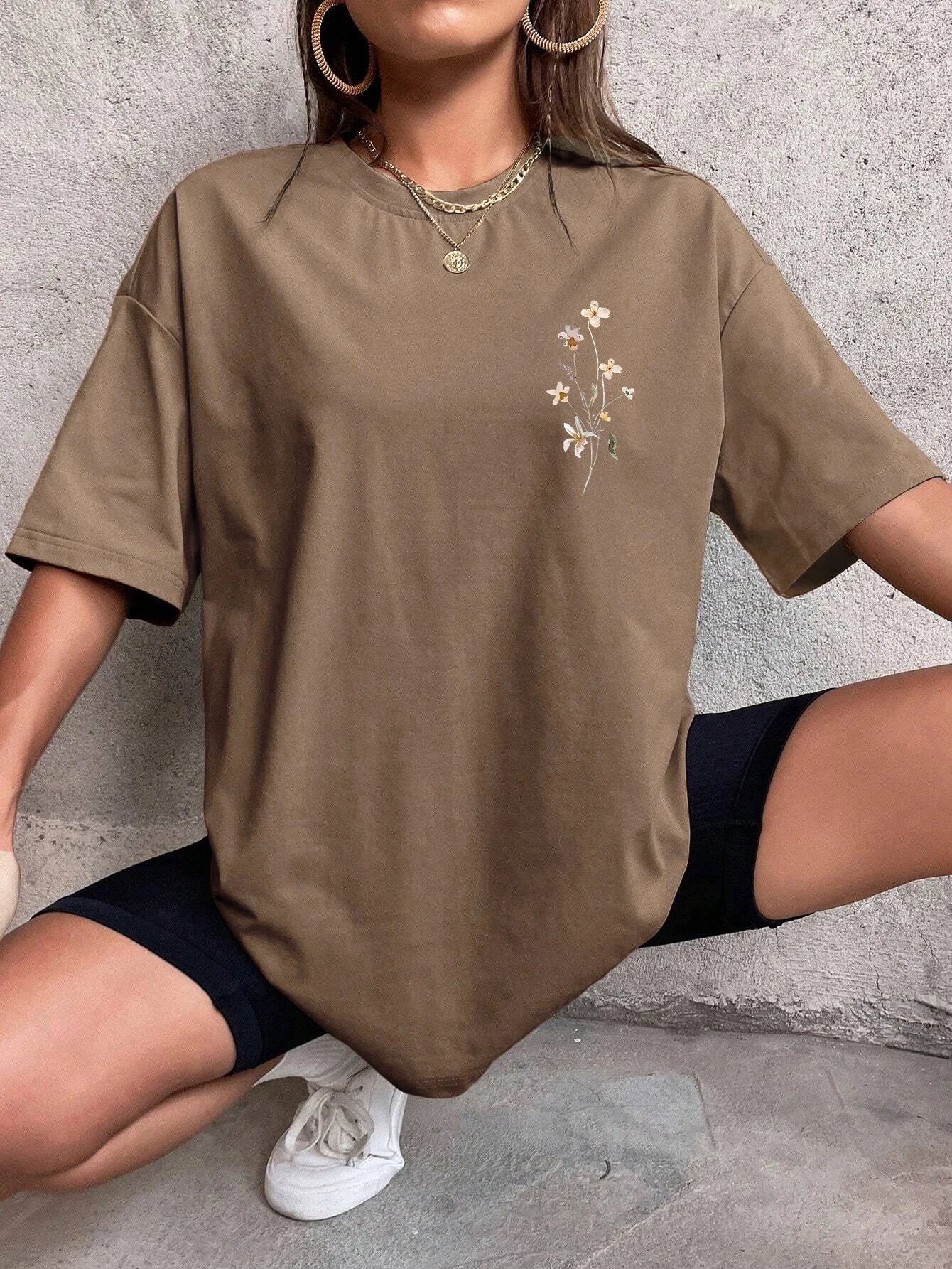Guadalupe® | Floral women's cotton T-shirt