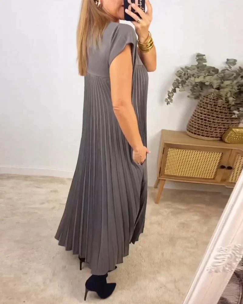 Simona® | Sleeveless Dress With Pleats
