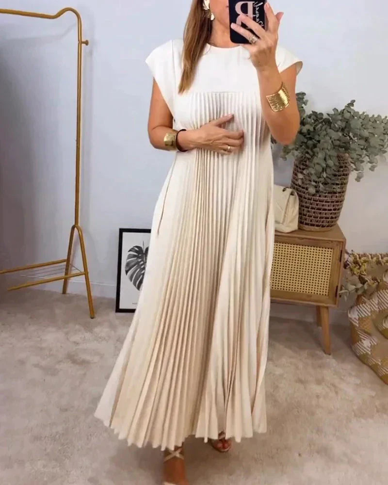 Simona® | Sleeveless Dress With Pleats