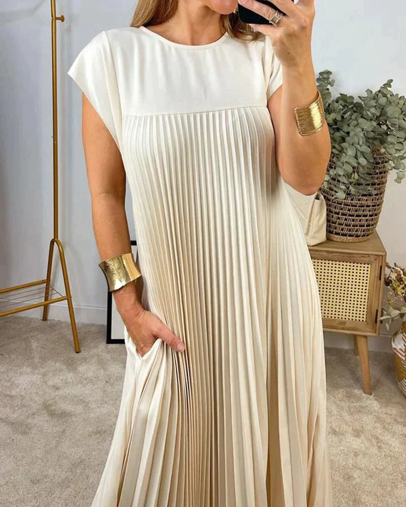 Simona® | Sleeveless Dress With Pleats