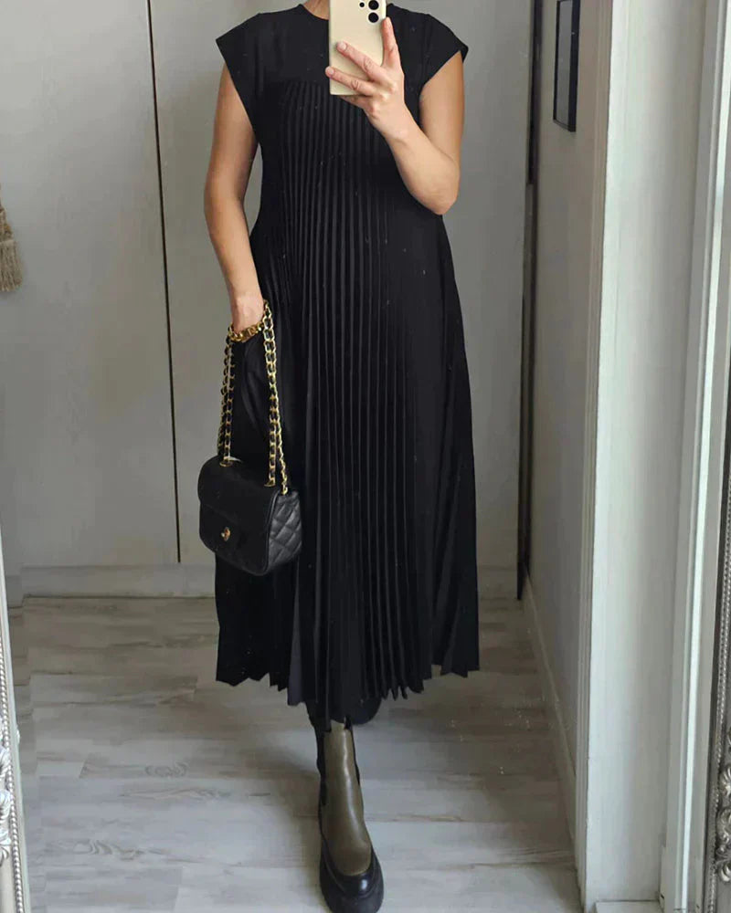 Simona® | Sleeveless Dress With Pleats