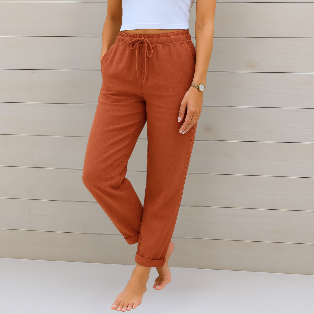 Luisa® | Breathable linen women's trousers