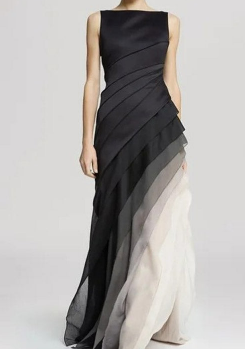 Guadalupe® | Irregular High-Waisted Ombre Dress
