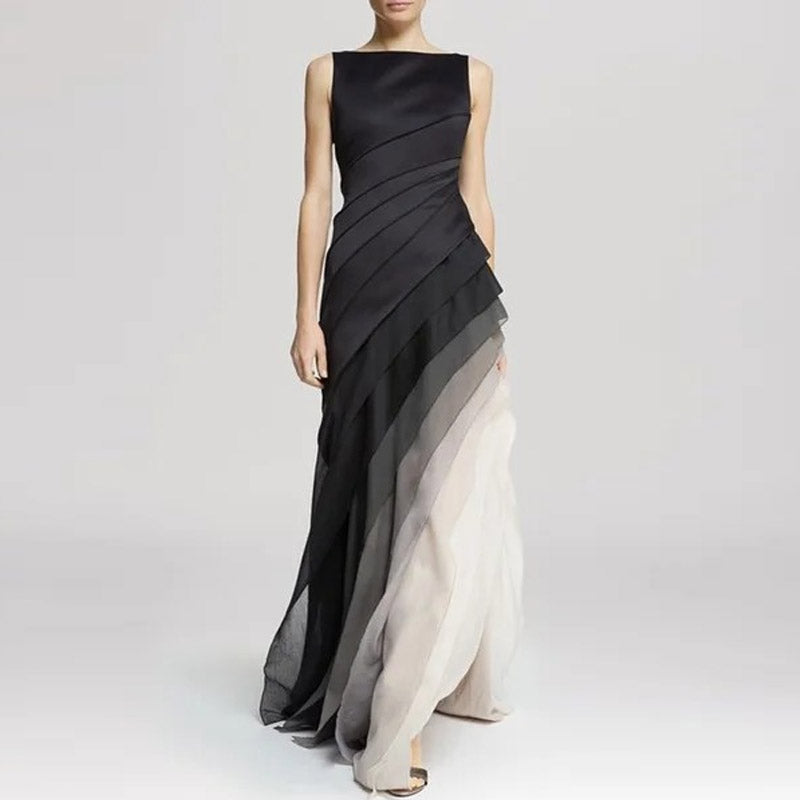 Guadalupe® | Irregular High-Waisted Ombre Dress