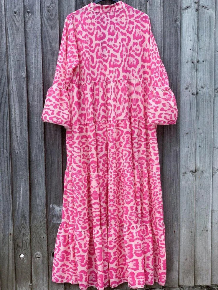 Viviana® | Long Women'S Dress With Leopard Print