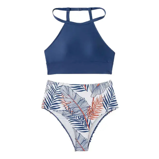Héloïse® | Floral Print High Waist Swimsuit