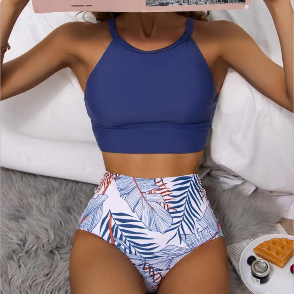 Héloïse® | Floral Print High Waist Swimsuit