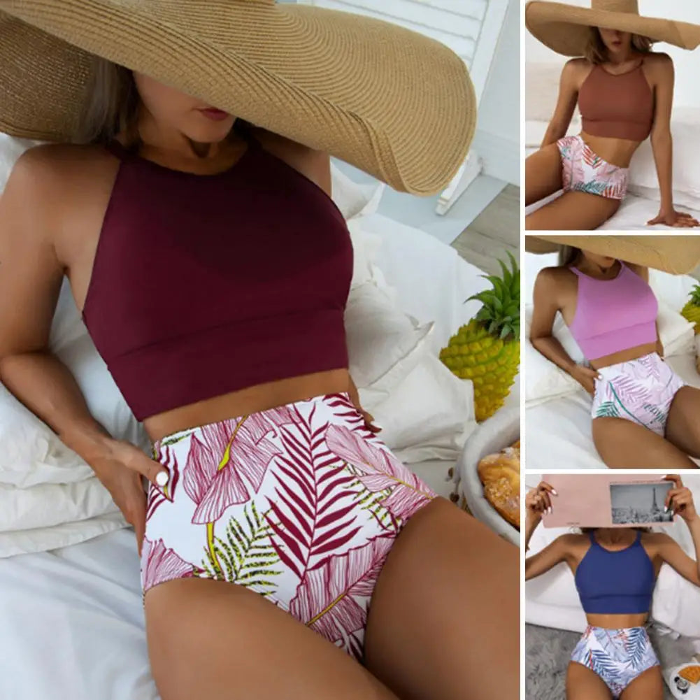 Héloïse® | Floral Print High Waist Swimsuit