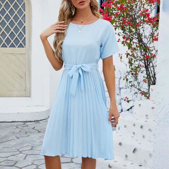 Dominique® | Mint Green Pleated Formal Dress