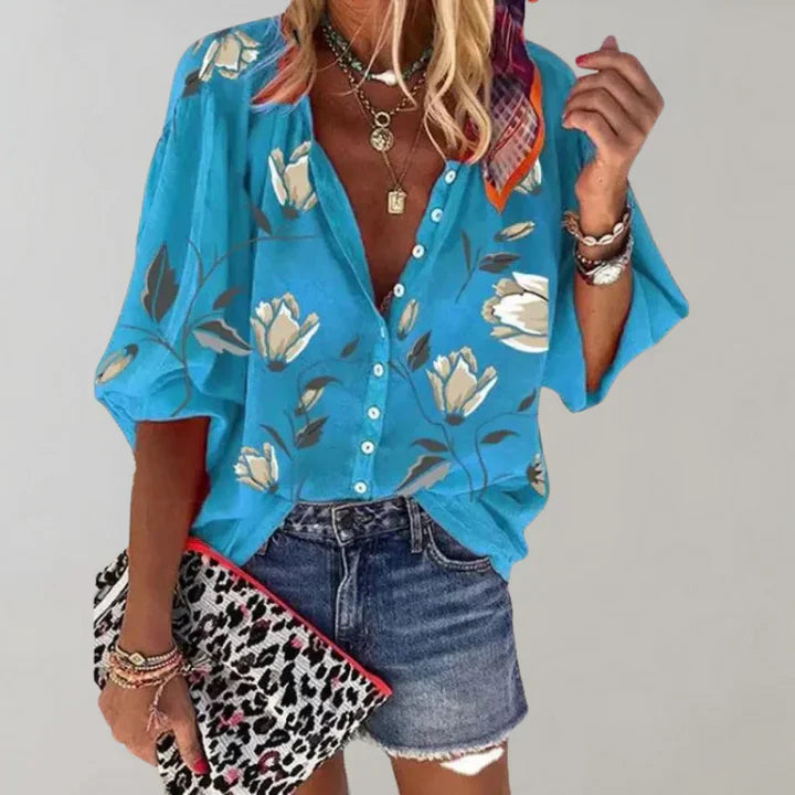 Myriam® | Trendy Floral Blouse