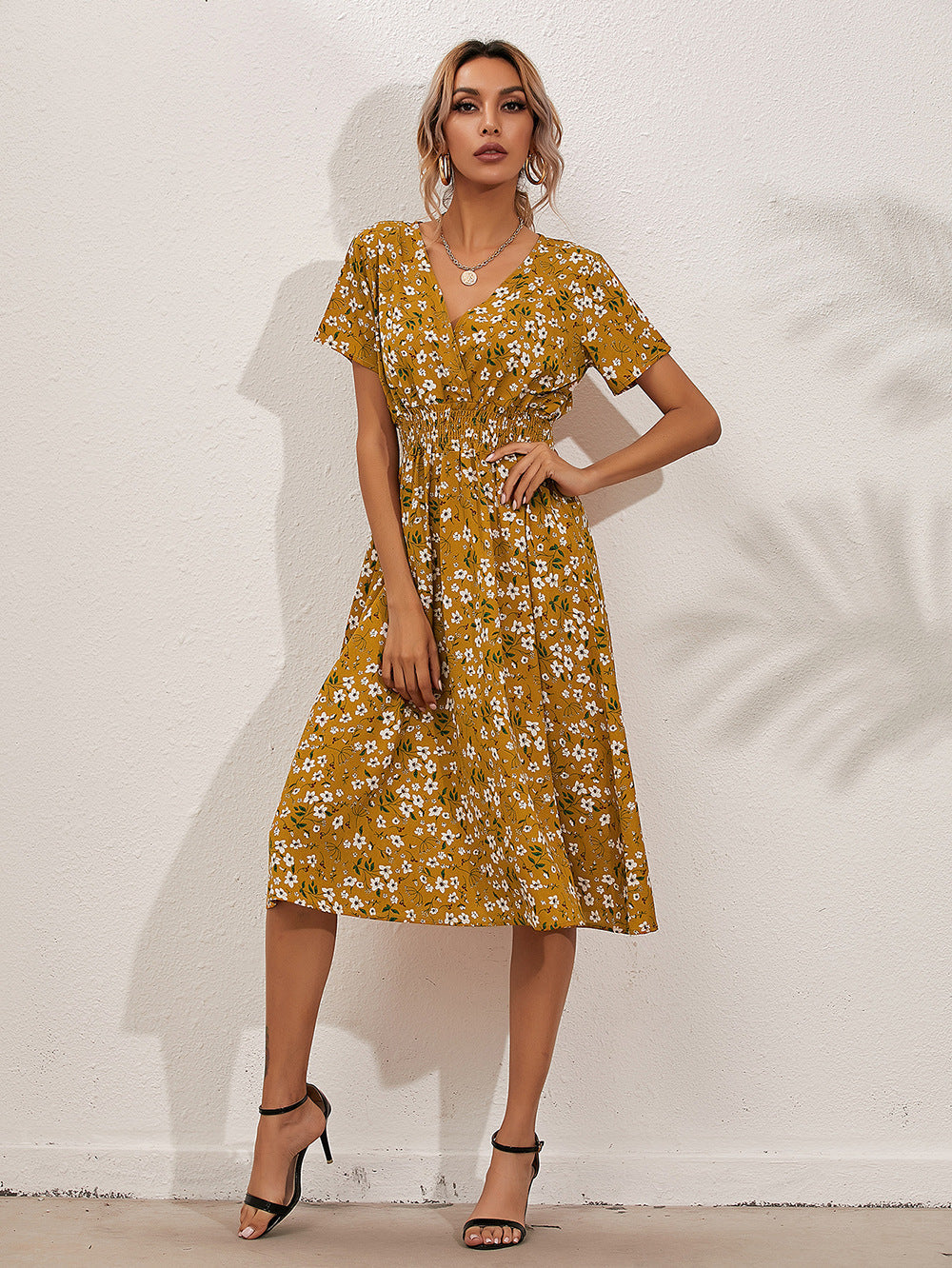 Fatima® | Women's dress with floral pattern