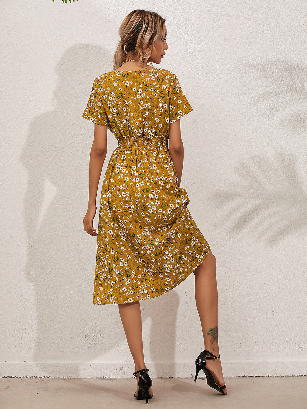 Fatima® | Women's dress with floral pattern