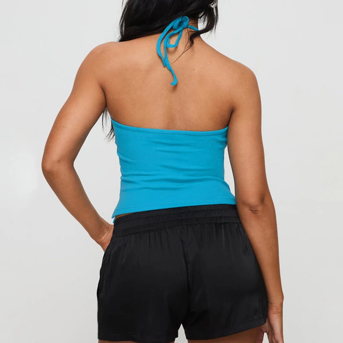 Bow Lace Trim Fairy Crop Top