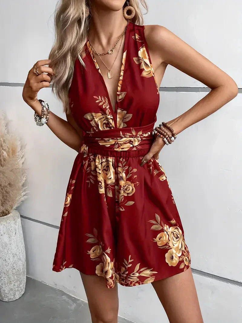 Salma® | Floral playsuit for women