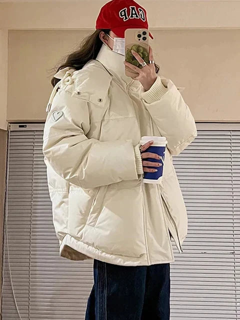 Enid® | Warmly padded winter parka jacket with hood