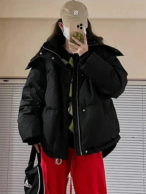 Enid | Warmly padded winter parka jacket with hood