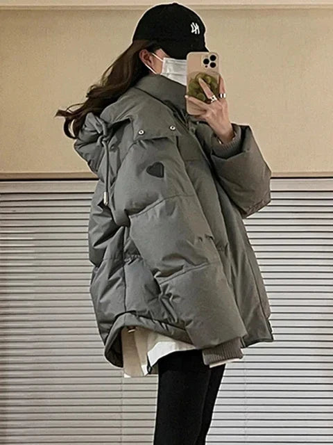 Enid® | Warmly padded winter parka jacket with hood