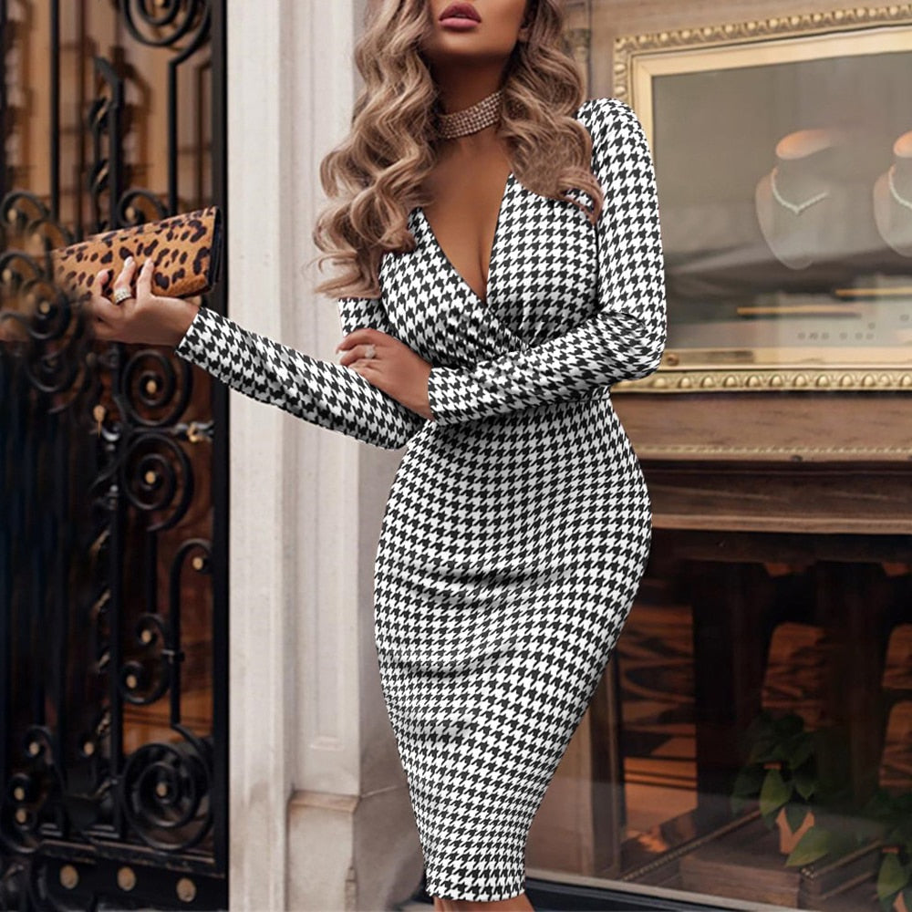 Fiorella® | Cocktail Dress With V-Neck For Women Formal Wear