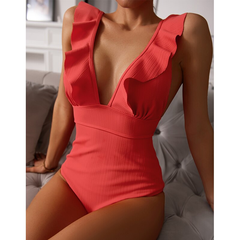 Flora® | Stylish Swimsuit With Ruffles