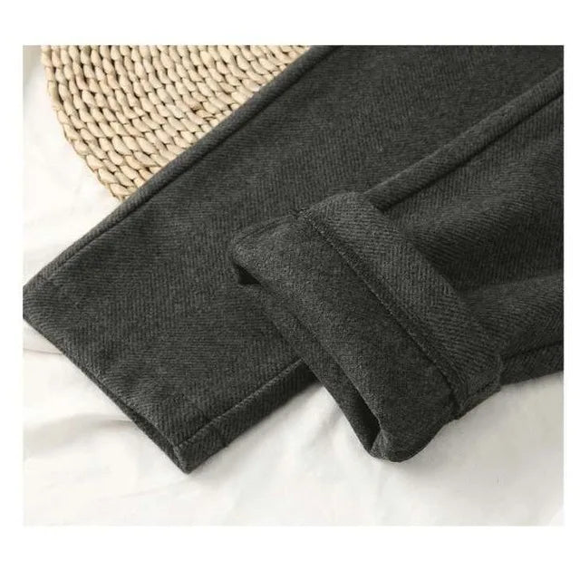 Emilia® | Formal Tweed Trousers High-Waisted Style