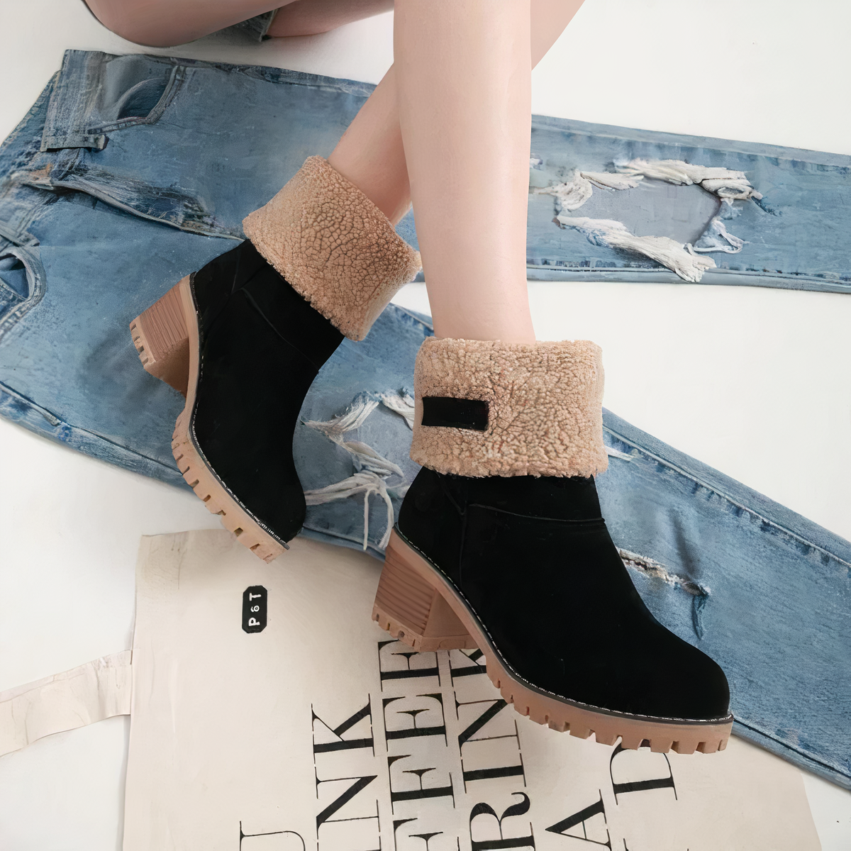 Pilar | Square heel boots