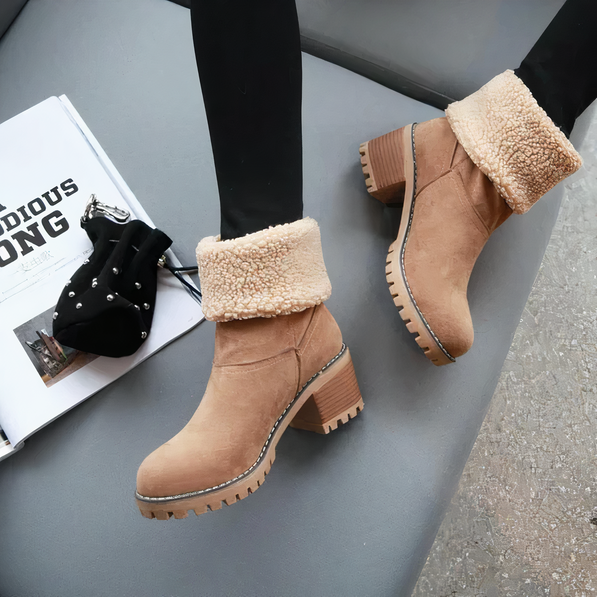 Pilar | Square heel boots