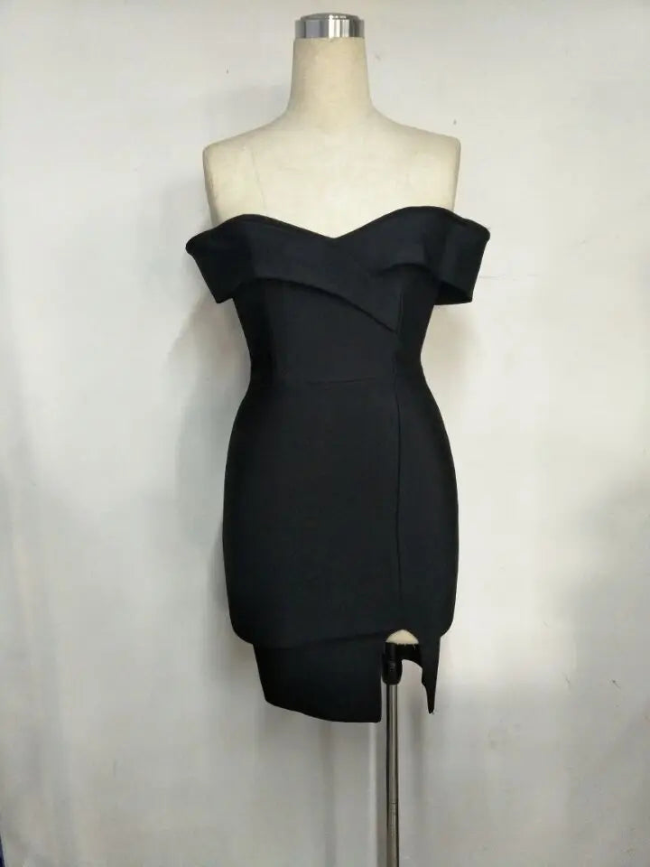 Ayla® | Seductive Shoulder-Free Cocktail Dress