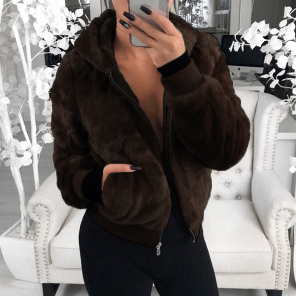 Frieda | Soft cardigan with hood