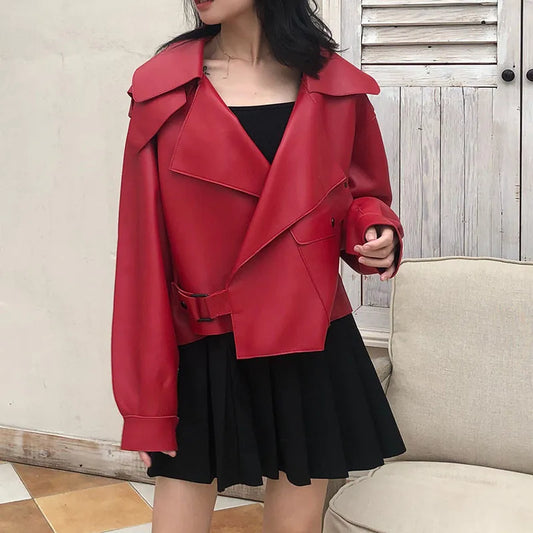 Eugenia® | and elegant leather jacket
