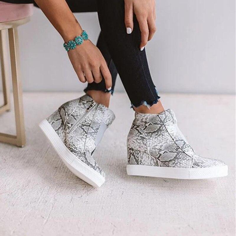 Zenaida | Fall wedge sneakers