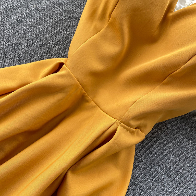 Concepción® | Yellow Sleeveless Cocktail Dress
