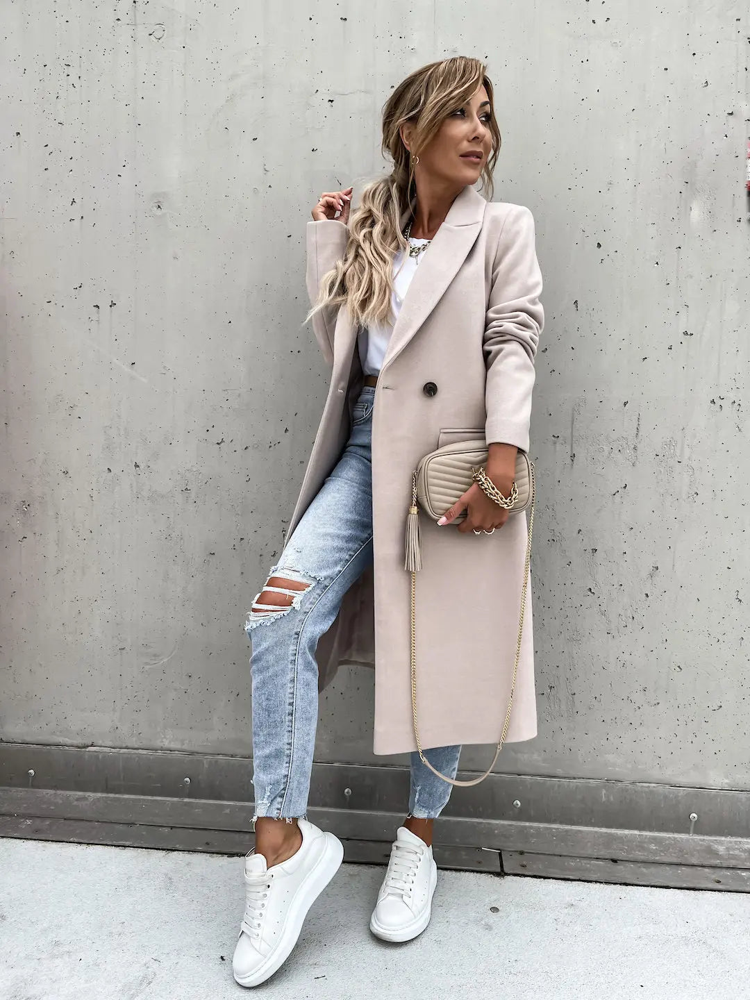 Rebeca® | Coat long elegant and stylish