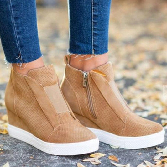 Zenaida | Fall wedge sneakers