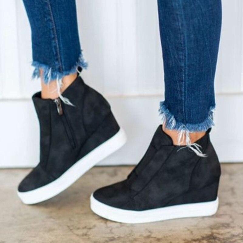 Zenaida | Fall wedge sneakers