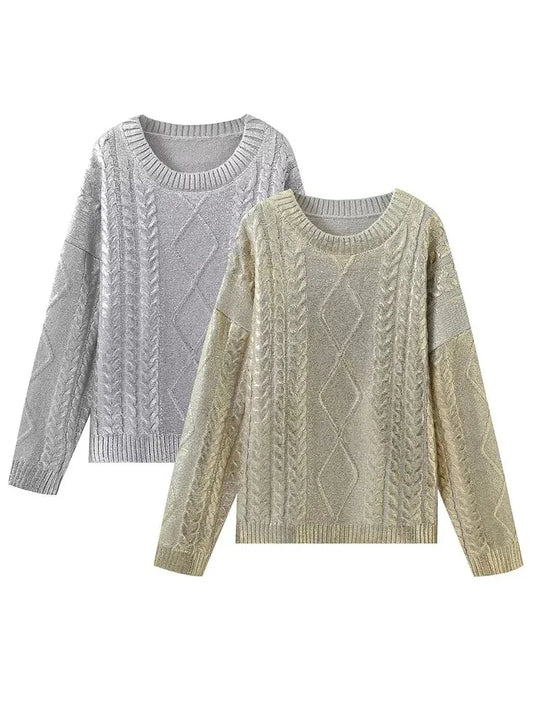 Carla | Loosely knitted cable sweater