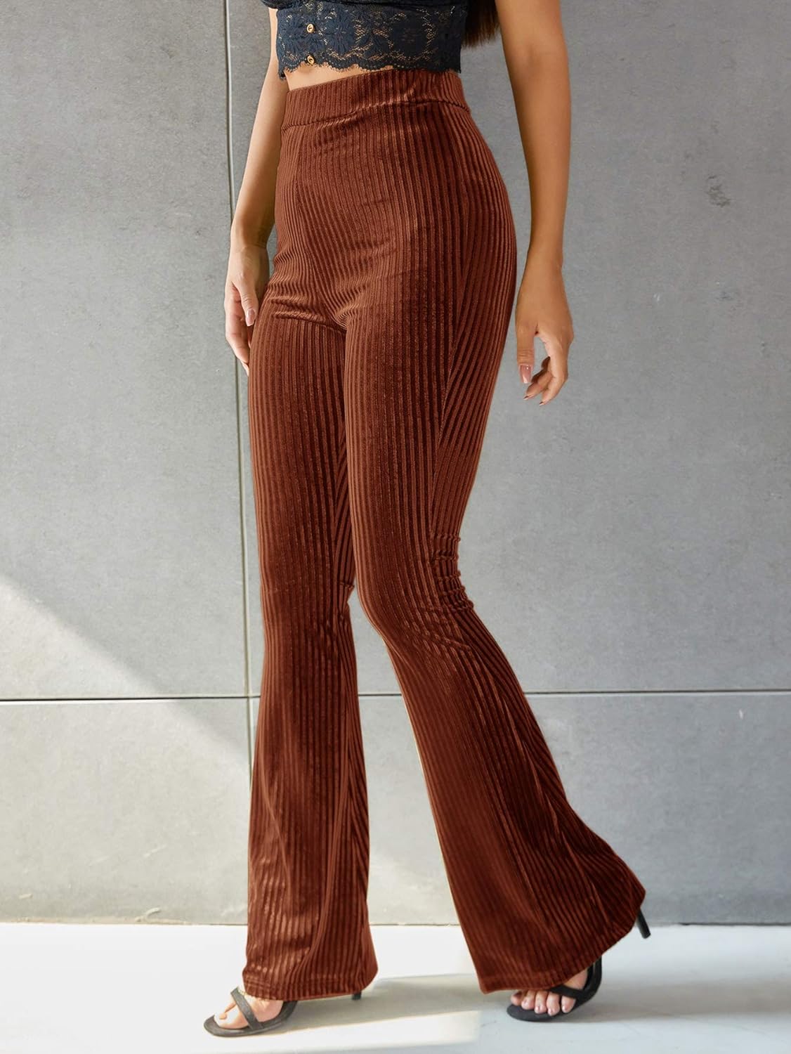 Natalie® | Wide-Legged Corduroy Pants